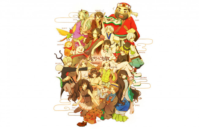 Обои картинки фото аниме, hoozuki no reitetsu, hoozuki, no, reitetsu