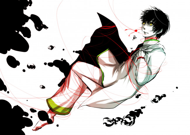 Обои картинки фото аниме, hoozuki no reitetsu, hakutaku