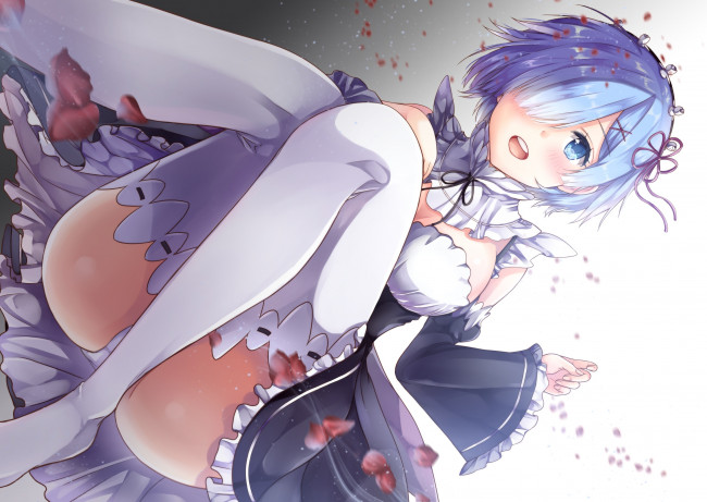 Обои картинки фото аниме, re,  zero kara hajimeru isekai seikatsu, rem