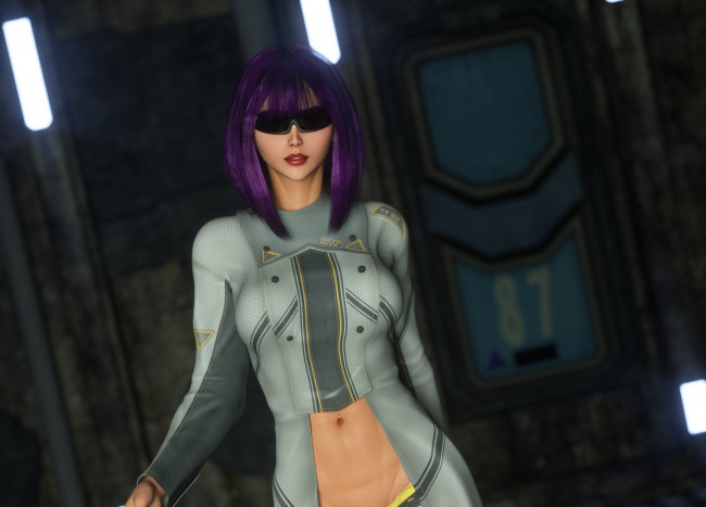 Обои картинки фото 3д графика, люди , people, девушка, фон, взгляд