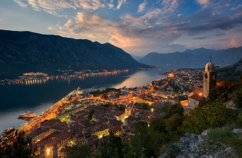Картинка kotor+bay города -+панорамы простор