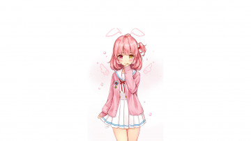 Картинка аниме unknown +другое девушка фон взгляд