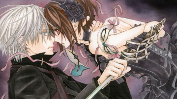 Картинка аниме vampire+knight vampire knight седзе девушка рыцарь вампир юки куран парень