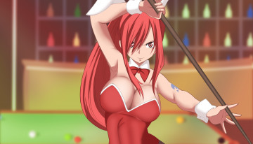 Картинка аниме fairy+tail mahou erza