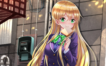 Картинка аниме gamers фон взгляд девушка