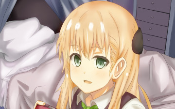 Картинка аниме gamers фон взгляд девушка