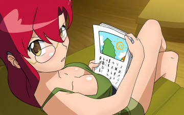 Картинка аниме tengen+toppa+gurren-lagann девушка