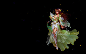 Картинка фэнтези девушки gray smoky game арт игра бабочки девушка work3