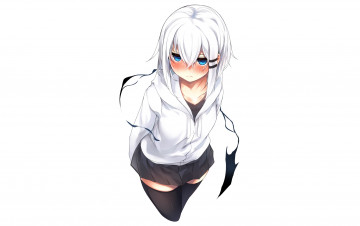 Картинка аниме unknown +другое девушка взгляд фон