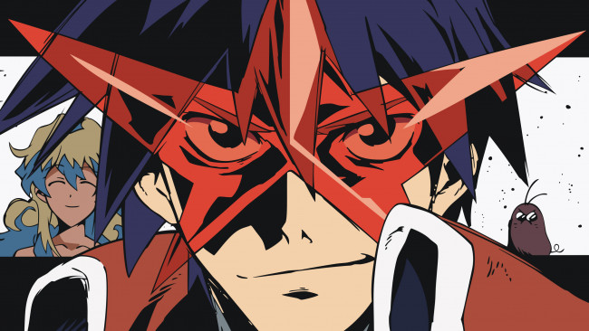 Обои картинки фото аниме, tengen toppa gurren-lagann, симон