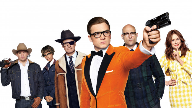 Обои картинки фото кино фильмы, kingsman,  the golden circle, the, golden, circle