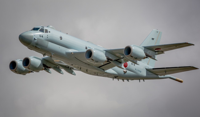 Обои картинки фото kawasaki p1, авиация, боевые самолёты, разведчик