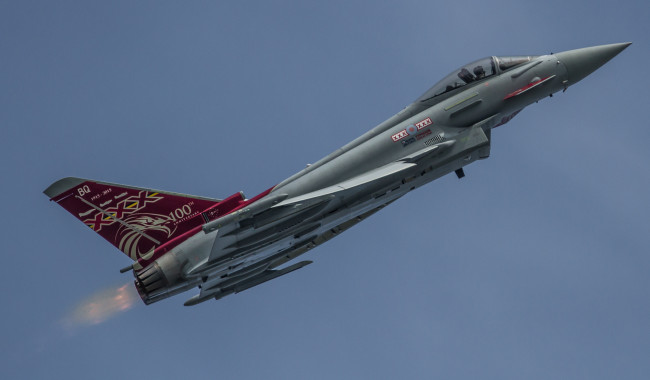 Обои картинки фото typhoon, авиация, боевые самолёты, истребитель