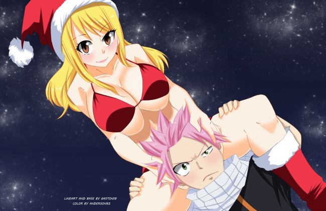 Обои картинки фото аниме, fairy tail, хвост, феи