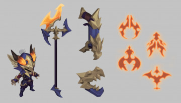 Картинка видео+игры league+of+legends персонаж оружие kled