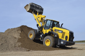 Картинка техника фронтальные+погрузчики komatsu