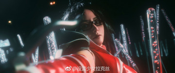 Картинка девушки -+креатив +косплей лицо очки куртка