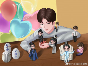 Картинка ван+хао+сюань+и+его+роли+в+дорамах рисованное кино +мультфильмы ван хао сюань юй минъе танец феникса ао вечна самсара следуй сценарию сяо тяньюй су море песка