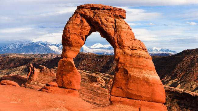 Обои картинки фото delicate arch, utah, природа, горы, delicate, arch