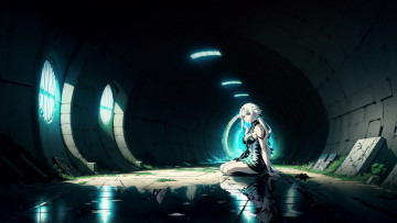 Картинка аниме unknown +другое+ нейросети графика нейроарт ai art нейронные сети рисунки нейро искусство