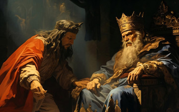 Картинка сказка+о+царе+салтане+от+нейросети фэнтези люди нейросети графика нейроарт ai art нейронные сети рисунки нейро искусство