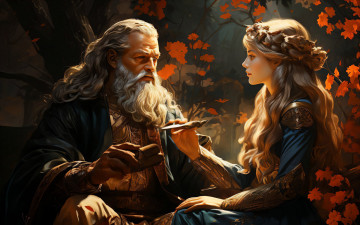 Картинка сказка+о+царе+салтане+от+нейросети фэнтези люди нейросети графика нейроарт ai art нейронные сети рисунки нейро искусство