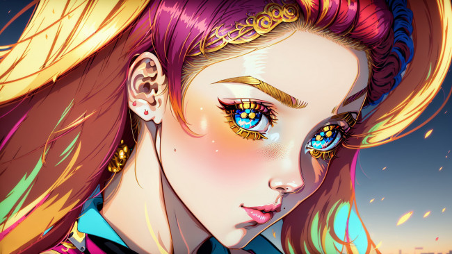 Обои картинки фото аниме, unknown,  другое , нейросети, графика, нейроарт, ai, art, нейронные, сети, рисунки, нейро, искусство