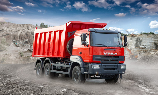 Обои картинки фото автомобили, урал, ural