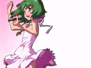 Картинка аниме macross frontier