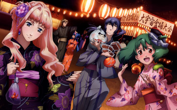 Картинка аниме macross frontier