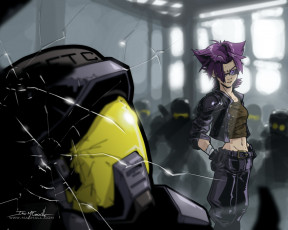 Картинка аниме weapon blood technology