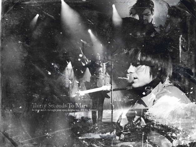 Обои картинки фото музыка, 30, seconds, to, mars