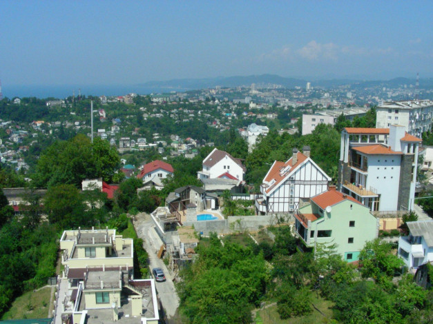 Обои картинки фото сочи, города, панорамы