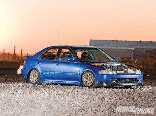 Картинка 1994 honda civic sedan автомобили