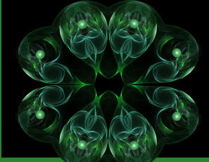 Картинка 3д графика fractal фракталы узор фрактал тёмный