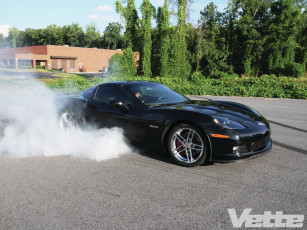 Картинка 2007 c6 z06 trust in vengeance автомобили corvette