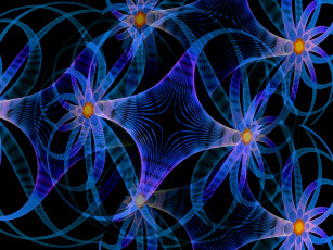 Картинка 3д графика fractal фракталы узор абстракция