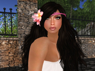 Картинка 3д графика people люди девушка