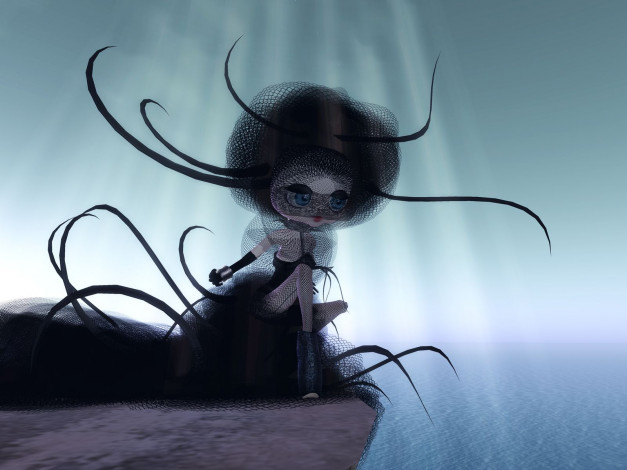 Обои картинки фото 3д, графика, fantasy, фантазия, девушка