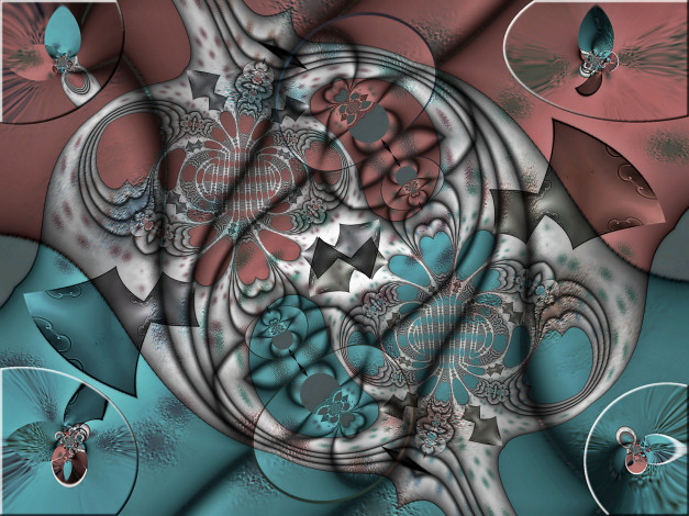 Обои картинки фото 3д, графика, fractal, фракталы, тёмный, абстракция, узор