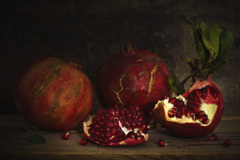 Картинка еда гранат зерна