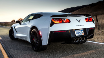 Картинка chevrolet corvette автомобили general motors спорткар сша