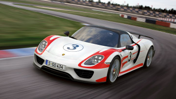 Картинка porsche 918 автомобили элитные германия спортивные dr ing h c f ag