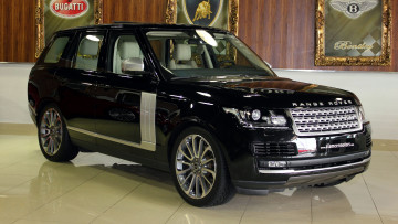 Картинка range rover автомобили выставки уличные фото класс люкс великобритания полноразмерный внедорожник