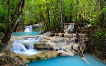 Картинка природа реки озера лес река камни