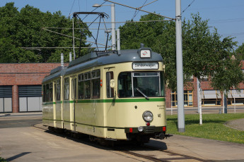 Картинка техника трамваи город трамвай рельсы