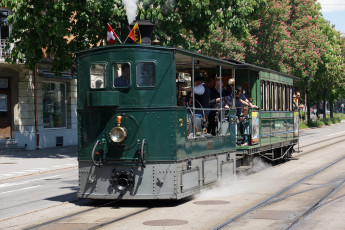 Картинка техника трамваи рельсы город трамвай