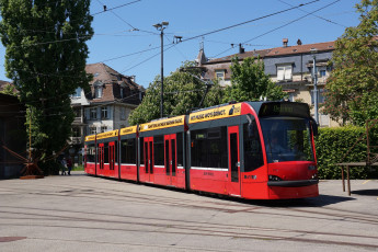 Картинка техника трамваи рельсы город трамвай