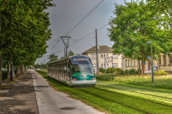 Картинка техника трамваи трамвай город рельсы