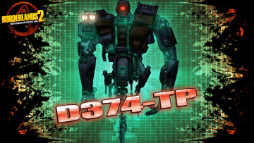 Картинка видео+игры borderlands+2 робот